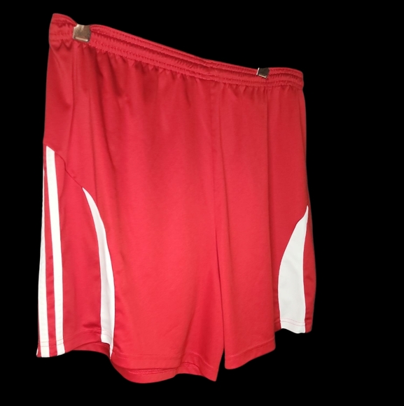 Adidas Red Athletic Shorts Size XL EUC - Picture 3 of 5